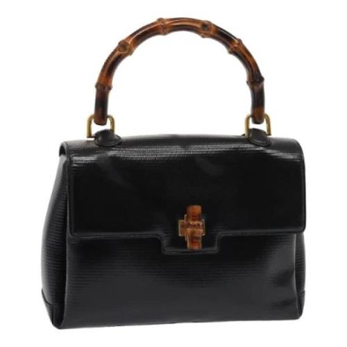 Pre-owned Leather gucci-bags Gucci Vintage , Black , Dames