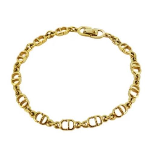 Pre-owned Metal dior-jewelry Dior Vintage , Yellow , Dames