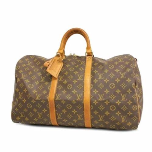 Pre-owned Fabric louis-vuitton-bags Louis Vuitton Vintage , Brown , Da...