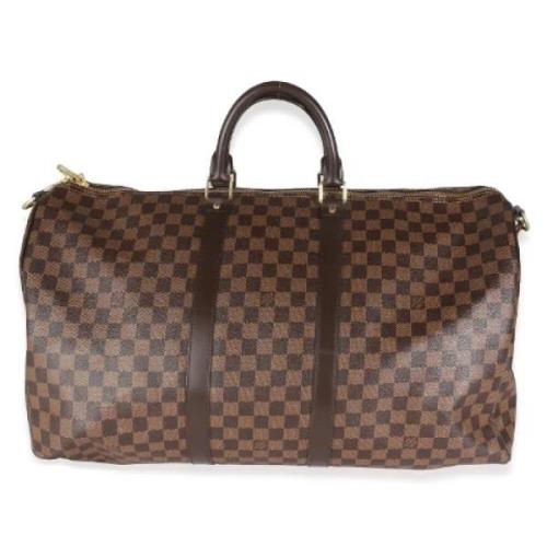 Pre-owned Canvas louis-vuitton-bags Louis Vuitton Vintage , Brown , Da...