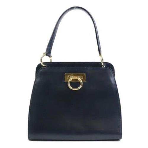 Pre-owned Leather celine-bags Celine Vintage , Blue , Dames