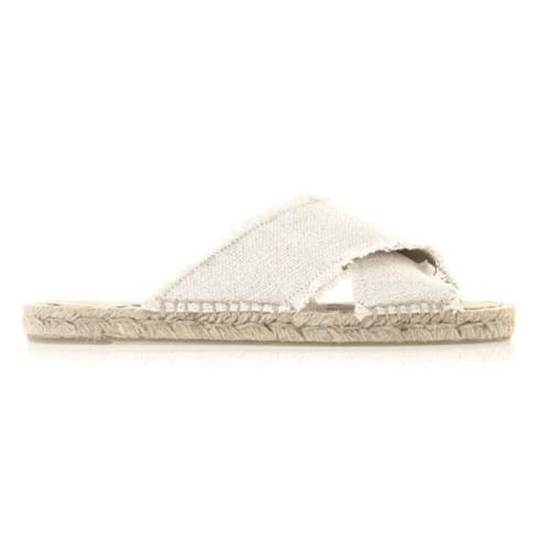 Stijlvolle Zomer Sliders voor Vrouwen Castañer , White , Dames