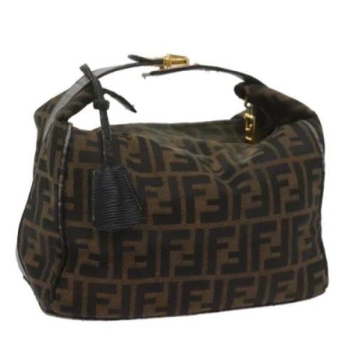 Pre-owned Canvas fendi-bags Fendi Vintage , Brown , Dames