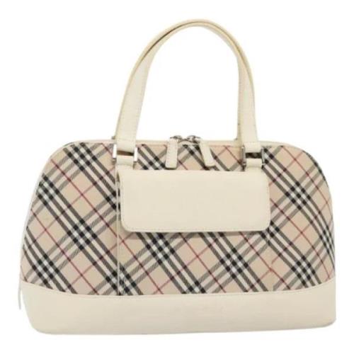 Pre-owned Canvas handbags Burberry Vintage , Beige , Dames