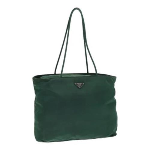 Pre-owned Nylon prada-bags Prada Vintage , Green , Dames