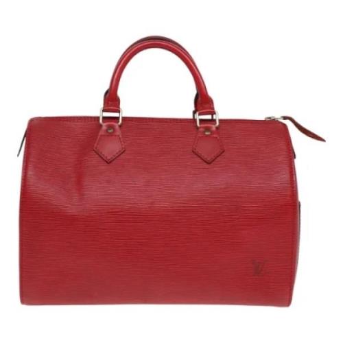 Pre-owned Leather louis-vuitton-bags Louis Vuitton Vintage , Red , Dam...