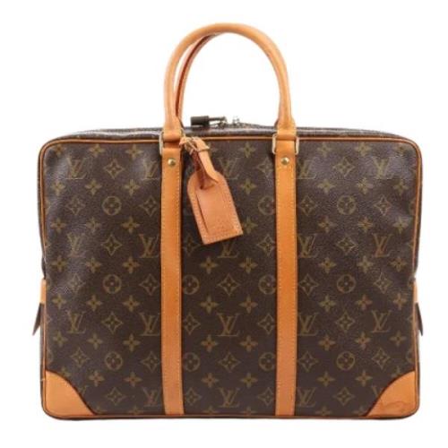 Pre-owned Leather louis-vuitton-bags Louis Vuitton Vintage , Brown , H...