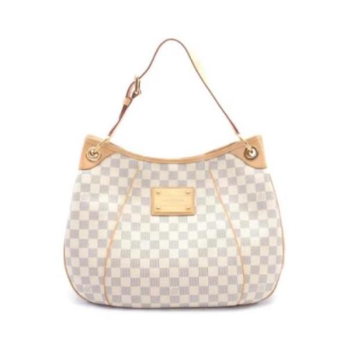 Pre-owned Leather louis-vuitton-bags Louis Vuitton Vintage , White , D...