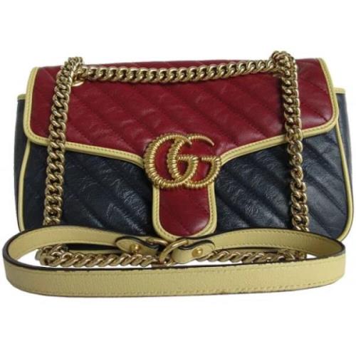 Pre-owned Leather gucci-bags Gucci Vintage , Red , Dames