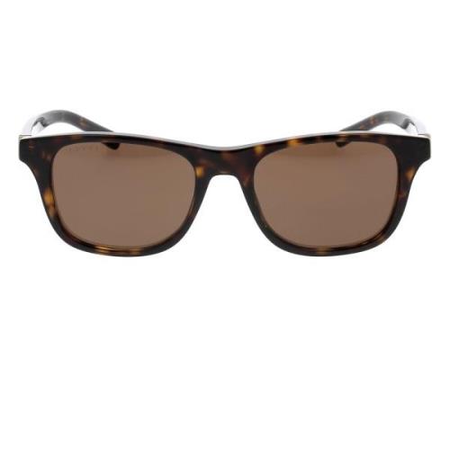 Stijlvolle zonnebril met uniek ontwerp Gucci , Brown , Unisex