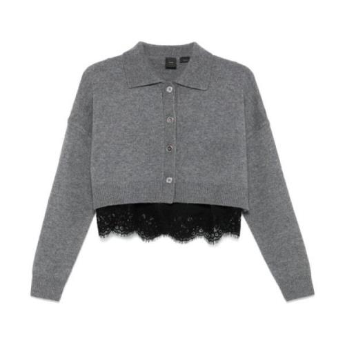 Stijlvolle Sweaters voor een chique uitstraling Pinko , Gray , Dames