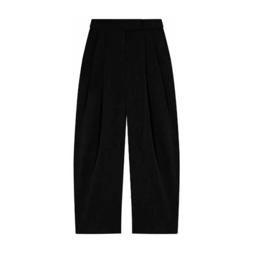 Wijde Zwarte Broek Pinko , Black , Dames