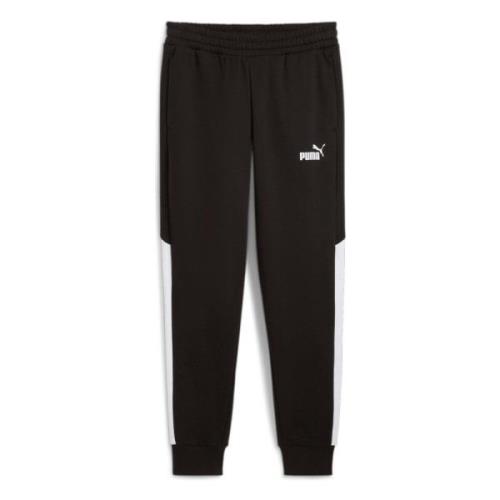 Power Colorblock Lange broek Puma , Black , Heren