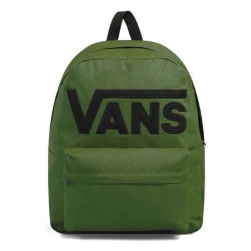 Oude Skool Drop Rugzak Vans , Green , Heren