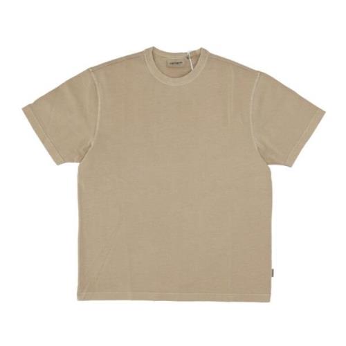 Sable Garment Dyed Tee Shirt Carhartt Wip , Beige , Heren