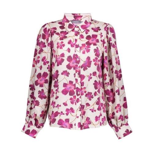 Elegante Blouse met Lange Mouwen Geisha , Multicolor , Dames