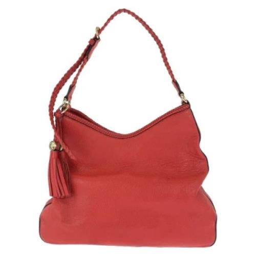 Pre-owned Leather gucci-bags Gucci Vintage , Red , Dames