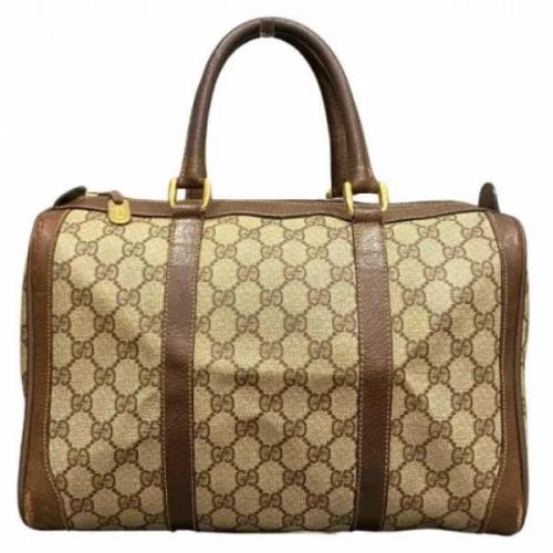 Pre-owned Canvas handbags Gucci Vintage , Brown , Dames