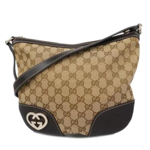 Pre-owned Fabric gucci-bags Gucci Vintage , Brown , Dames