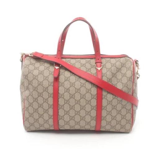 Pre-owned Leather gucci-bags Gucci Vintage , Beige , Dames