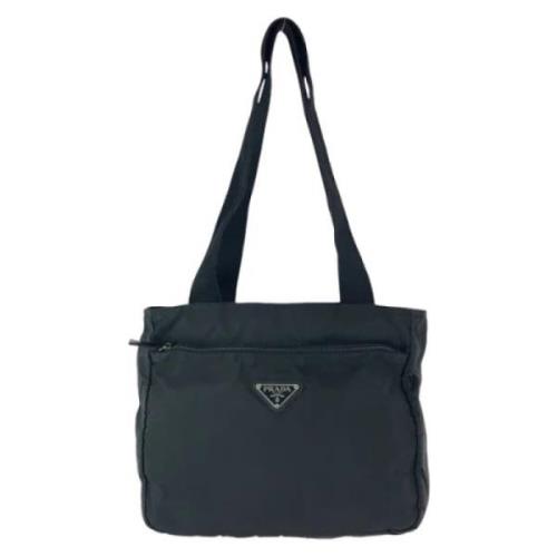 Pre-owned Canvas prada-bags Prada Vintage , Black , Dames