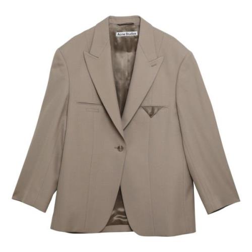 Single-Breasted Jas Acne Studios , Beige , Dames