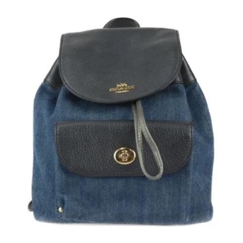 Pre-owned Denim backpacks Coach Pre-owned , Blue , Dames