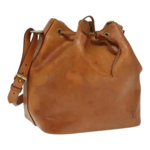 Pre-owned Leather louis-vuitton-bags Louis Vuitton Vintage , Beige , D...