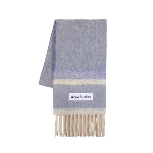 Blauwe Wol Sjaal Alpaca Acne Studios , Blue , Unisex