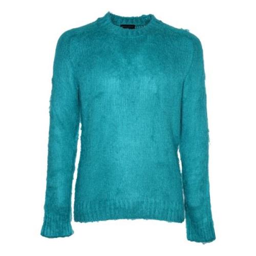 Stijlvolle Sweaters Collectie Roberto Collina , Blue , Heren