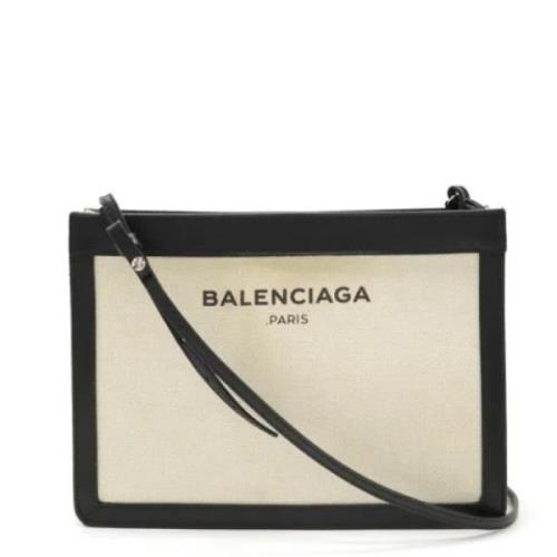 Pre-owned Canvas balenciaga-bags Balenciaga Vintage , Beige , Dames