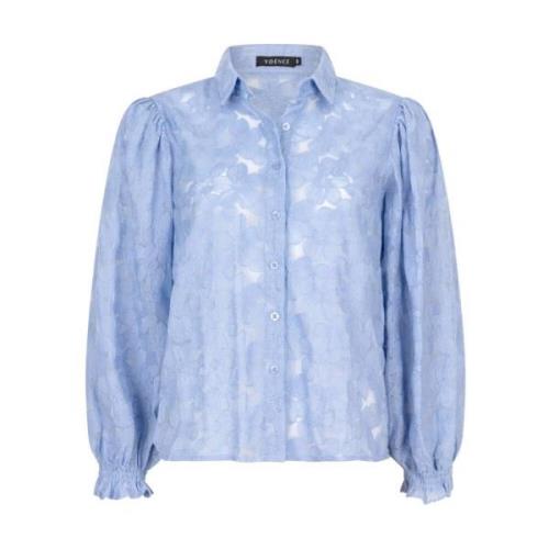 Birdie Lange Mouw Blouse Ydence , Blue , Dames