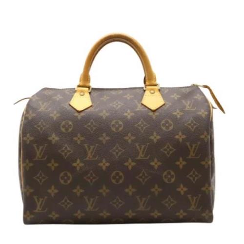 Pre-owned Canvas louis-vuitton-bags Louis Vuitton Vintage , Brown , Da...