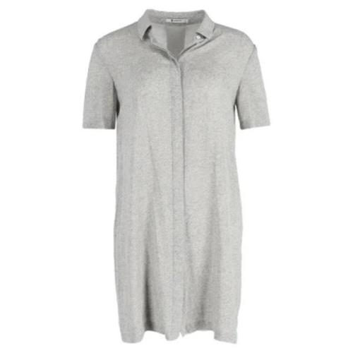 Pre-owned Cotton dresses Alexander Wang Pre-owned , Gray , Dames