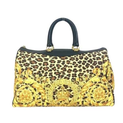 Pre-owned Fabric handbags Versace Pre-owned , Yellow , Dames