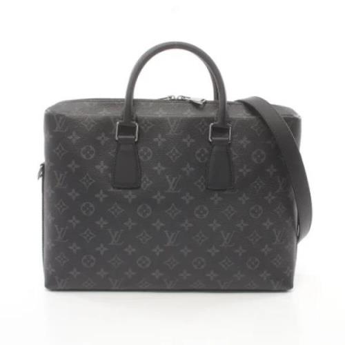 Pre-owned Leather louis-vuitton-bags Louis Vuitton Vintage , Black , D...