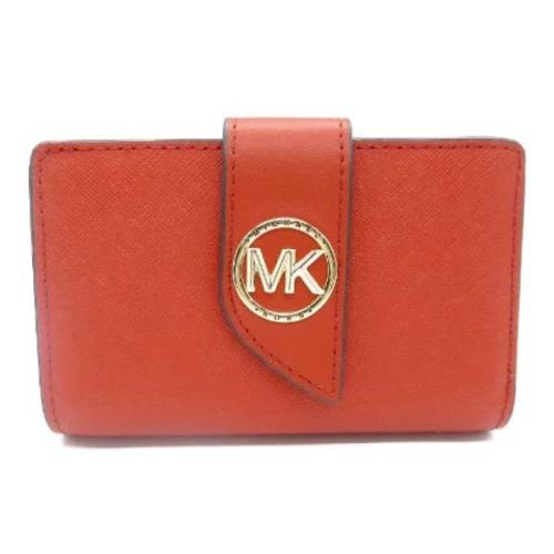 Pre-owned Leather wallets Michael Kors Pre-owned , Red , Dames