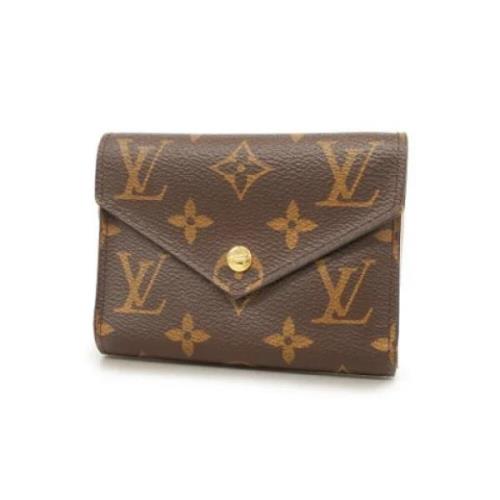 Pre-owned Fabric wallets Louis Vuitton Vintage , Brown , Dames