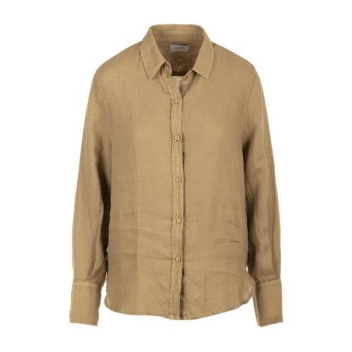 Beige Shirt ML 40Weft , Beige , Dames