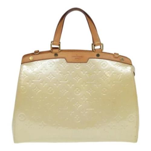 Pre-owned Leather louis-vuitton-bags Louis Vuitton Vintage , Beige , D...