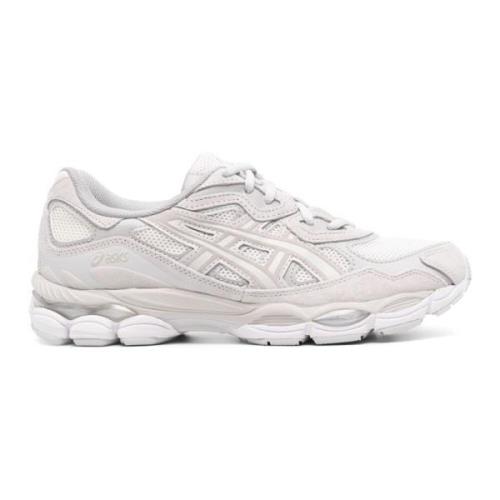 Grijze Gel-NYC Sneakers met Suède en Mesh Asics , Gray , Heren