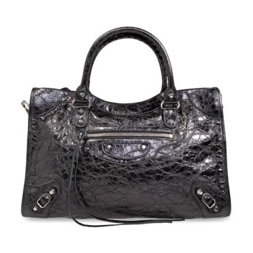 Schoudertas Le City Medium Balenciaga , Black , Dames