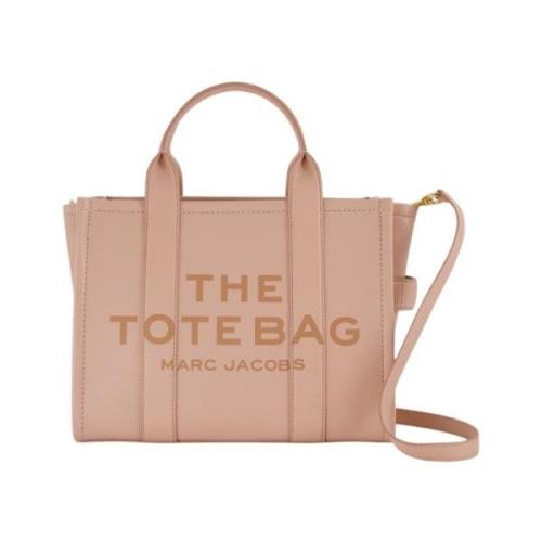 Roze Leren Medium Tote Tas Marc Jacobs , Pink , Dames