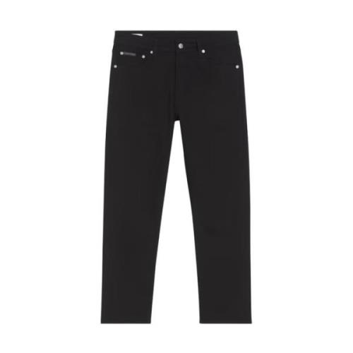 Slim Fit Jeans met 5 zakken Calvin Klein Jeans , Black , Heren