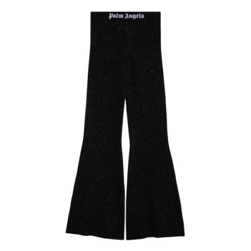 Skinny Leggings voor Vrouwen Palm Angels , Black , Dames