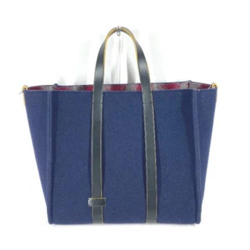 Pre-owned Wool fendi-bags Fendi Vintage , Blue , Dames