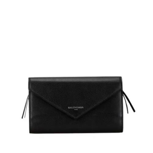 Pre-owned Leather wallets Balenciaga Vintage , Black , Dames