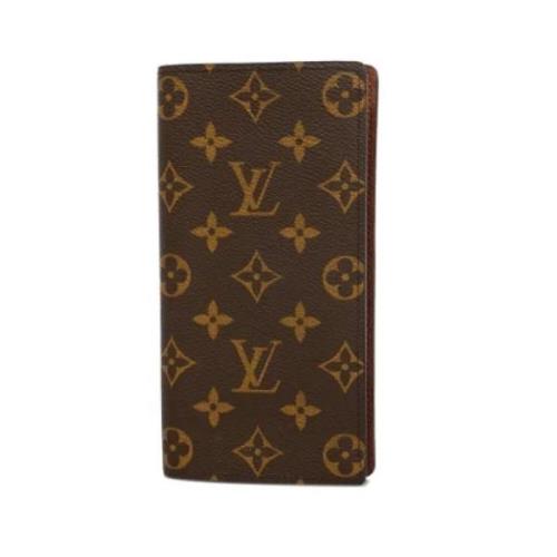 Pre-owned Fabric wallets Louis Vuitton Vintage , Brown , Heren