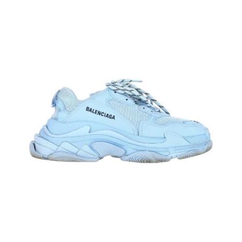 Pre-owned Polyester sneakers Balenciaga Vintage , Blue , Dames