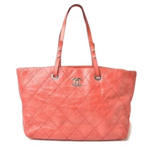 Pre-owned Fabric chanel-bags Chanel Vintage , Pink , Dames